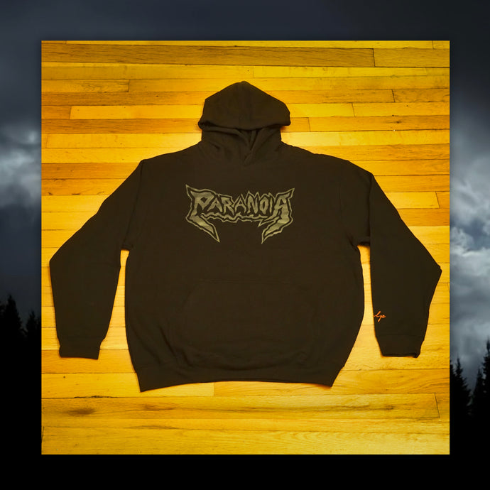 Pulp x Paranoia Hoodie - Black / Charcoal / Red