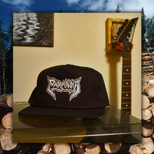 Load image into Gallery viewer, Pulp x Paranoia Rope Trucker Hat - Black / White / Black

